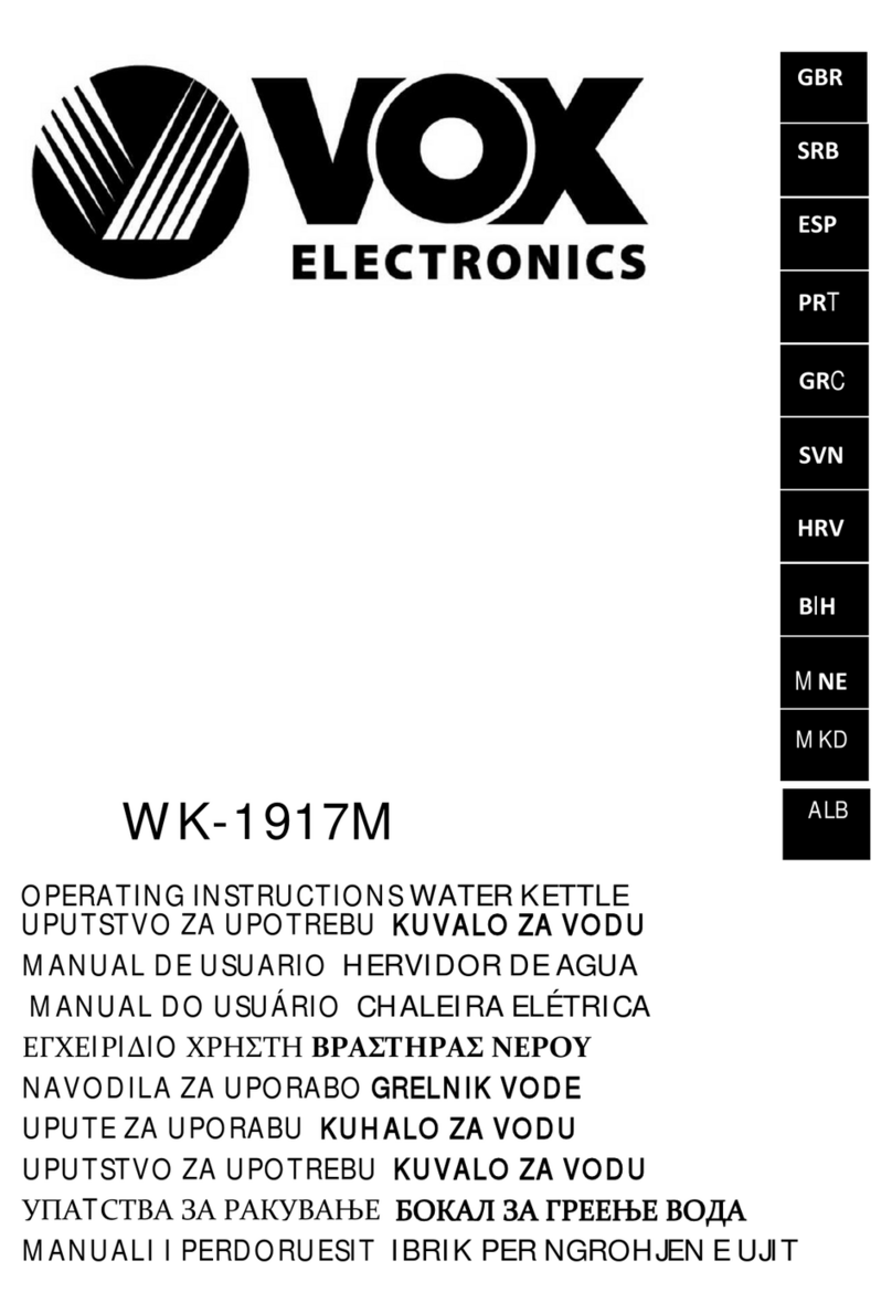 VOX electronics WK-1917M User manual