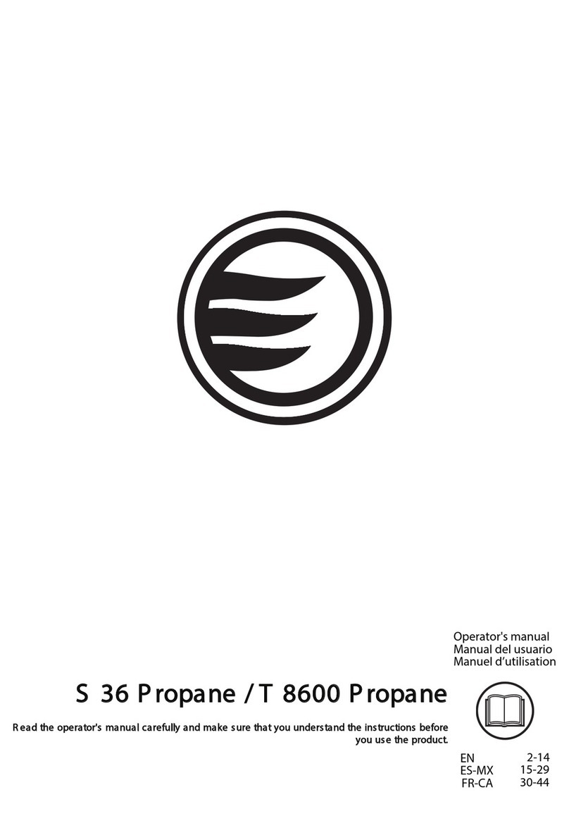 Gardena S 36 Propane Operator's manual