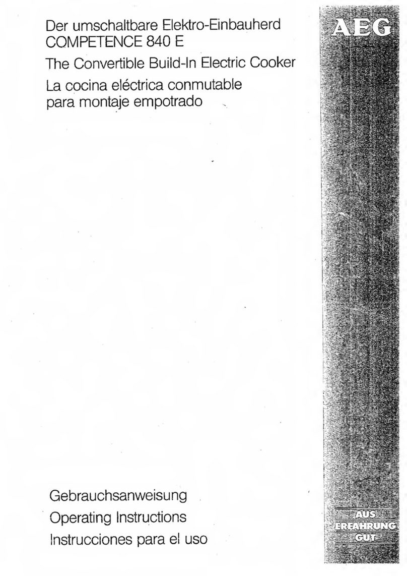 AEG COMPETENCE 840E operating instructions