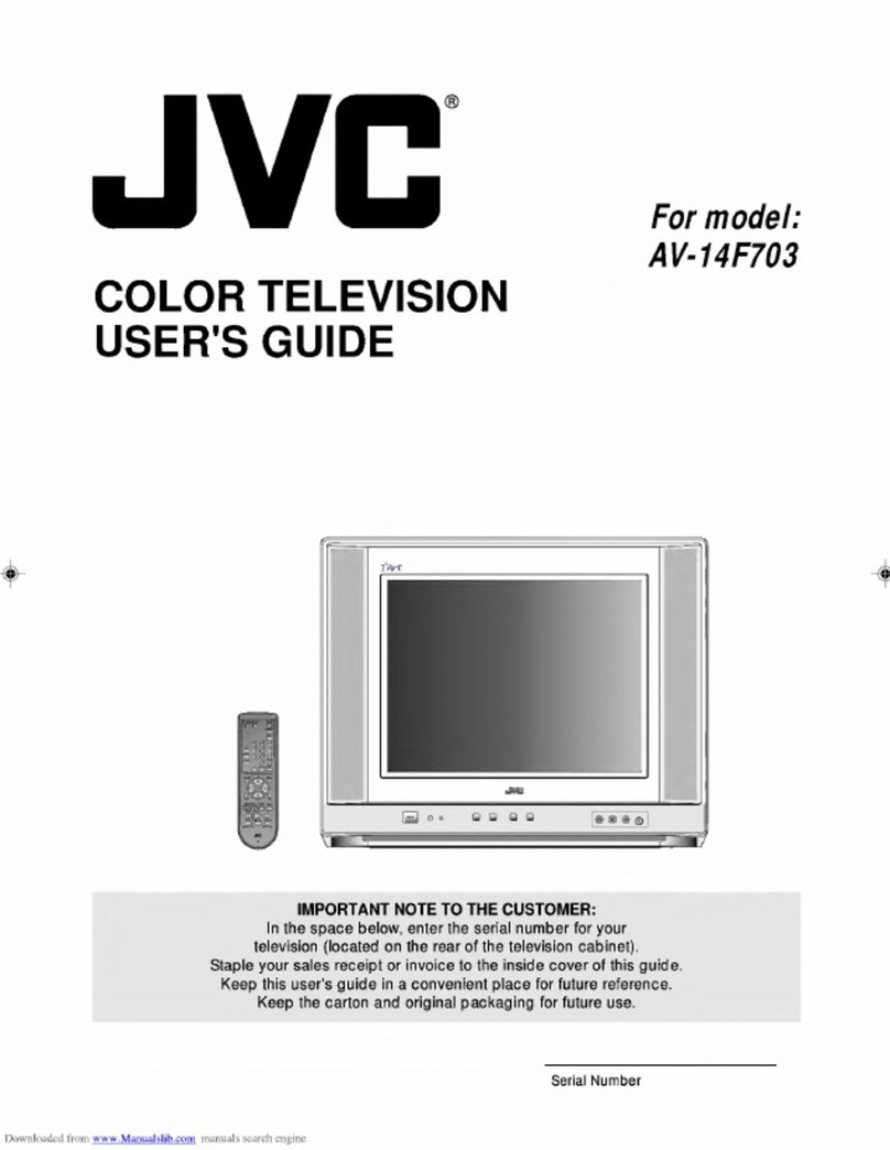 JVC AV-14F703 User manual JVC AV-14F703 User manual