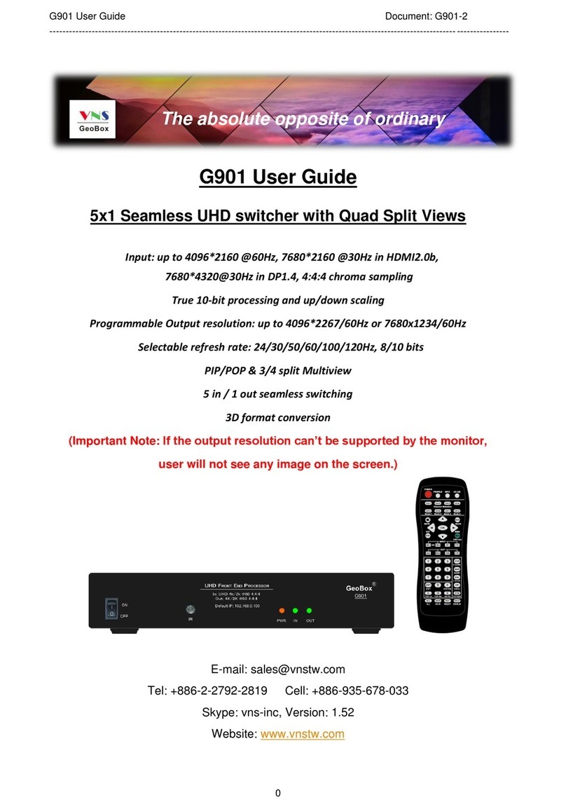 VNS GeoBox G901 user guide