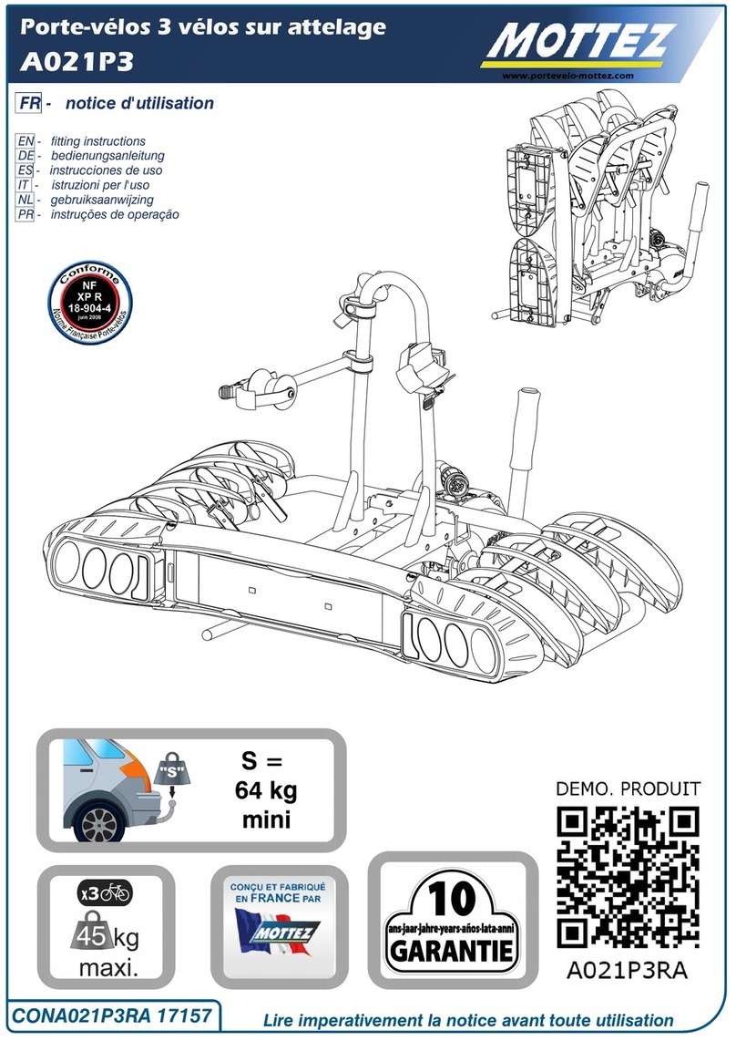 Mottez A021P3 Fitting instructions