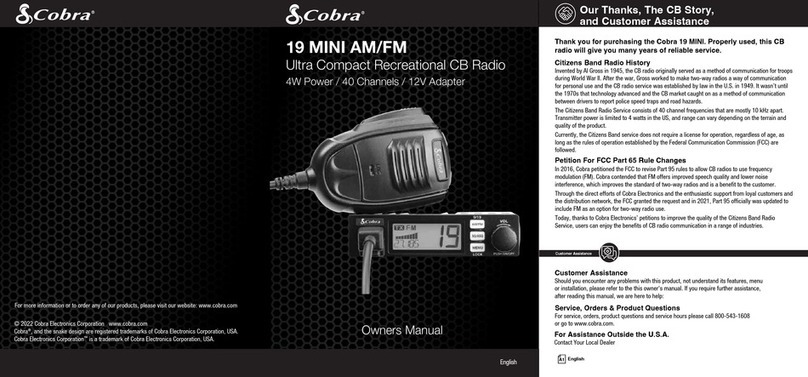 Cobra 19 MINI User manual