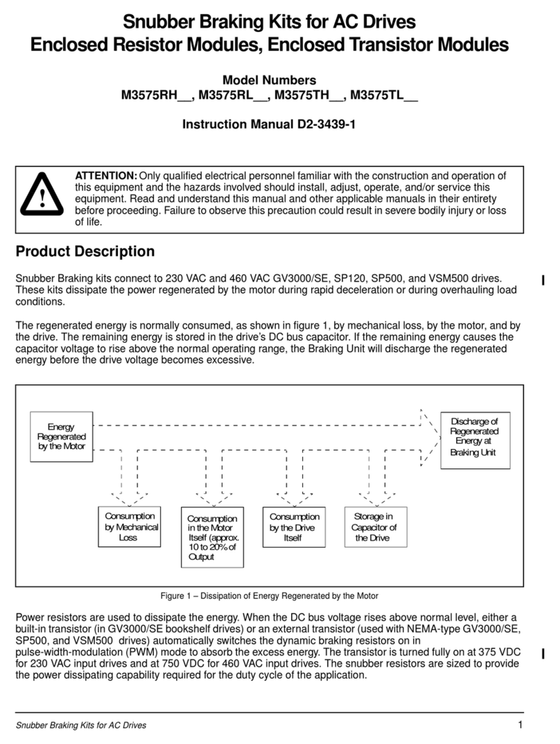 Rockwell Automation M3575RH Series instruction manual