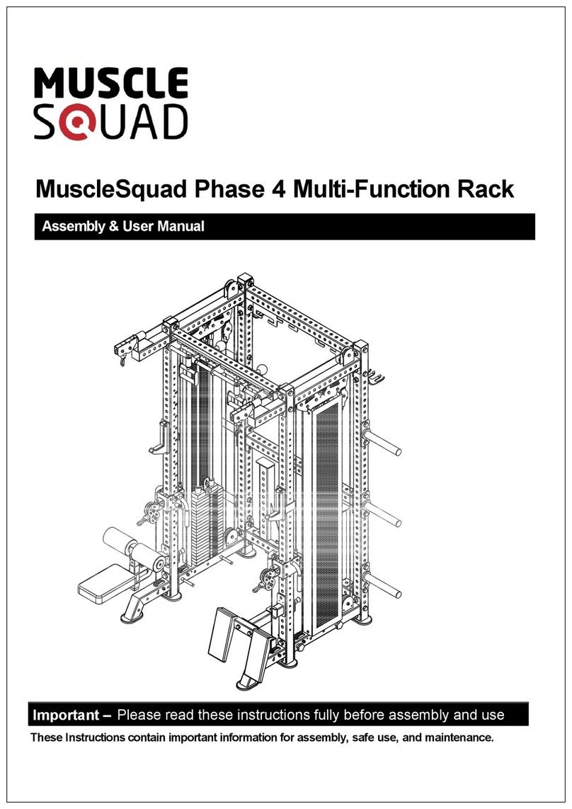 MuscleSquad Phase 4 Assembly & user manual