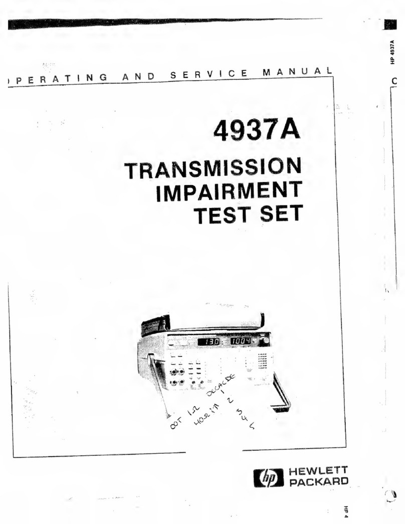 HP 4937A Service manual