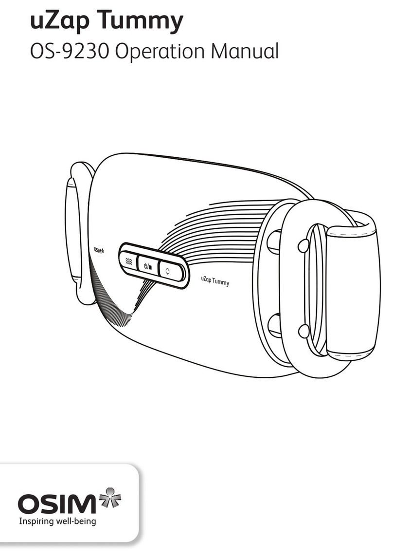 OSIM uZap Tummy User manual