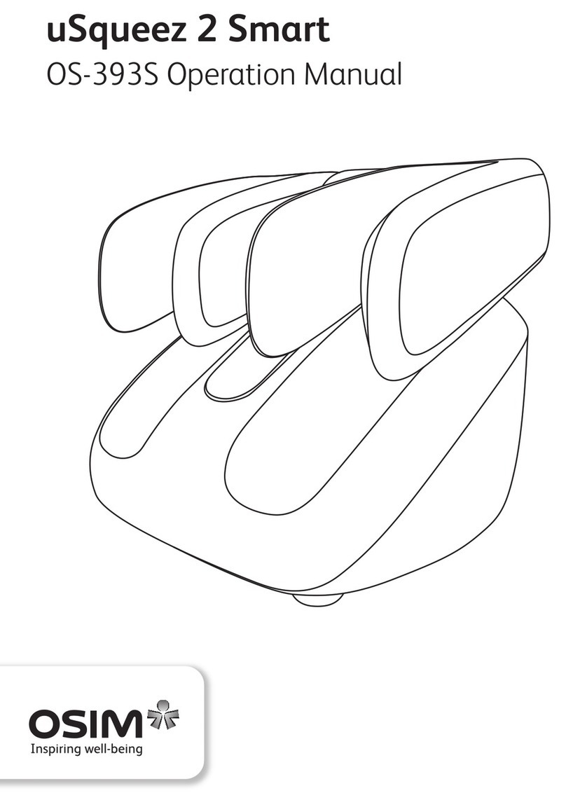OSIM uSqueez 2 Smart User manual