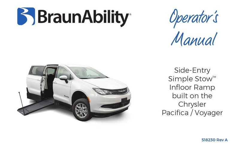 BraunAbility Simple Stow User manual