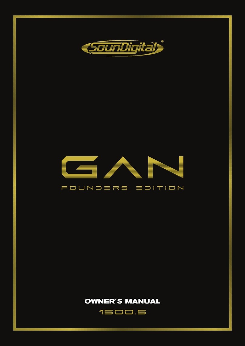 Soundigital GAN 1500.5 owner's manual