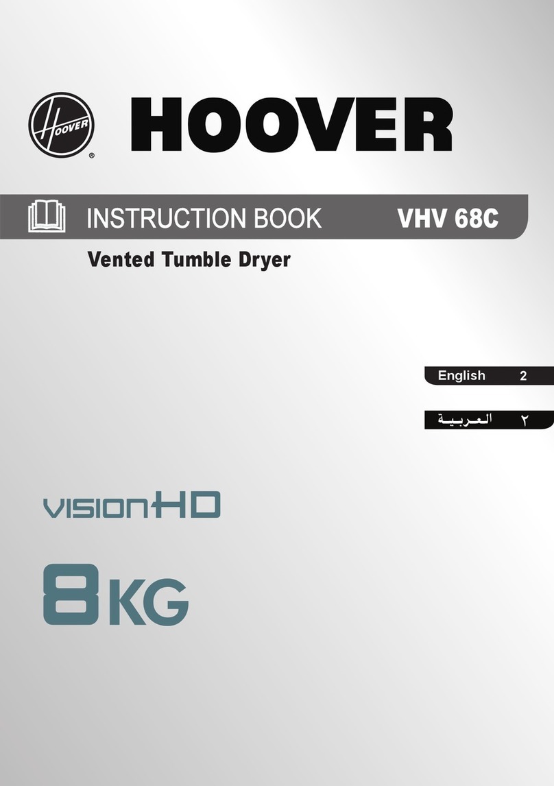 Hoover VHV 68C User manual