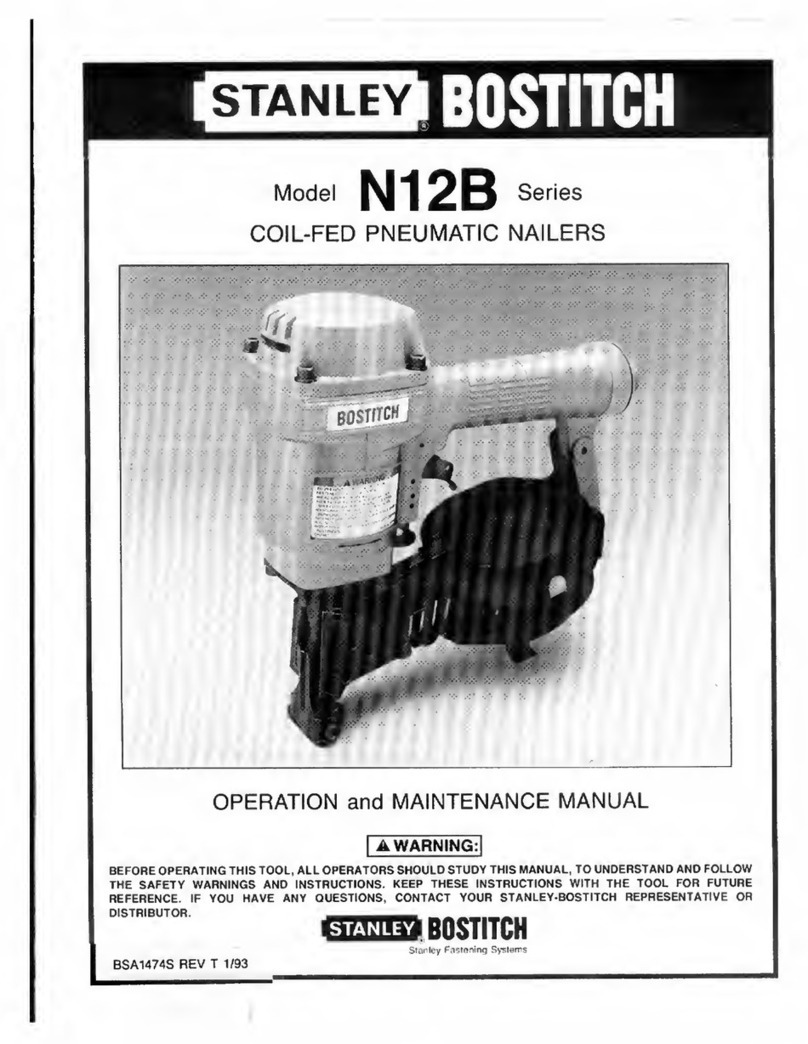 Bostitch N12B Series User manual