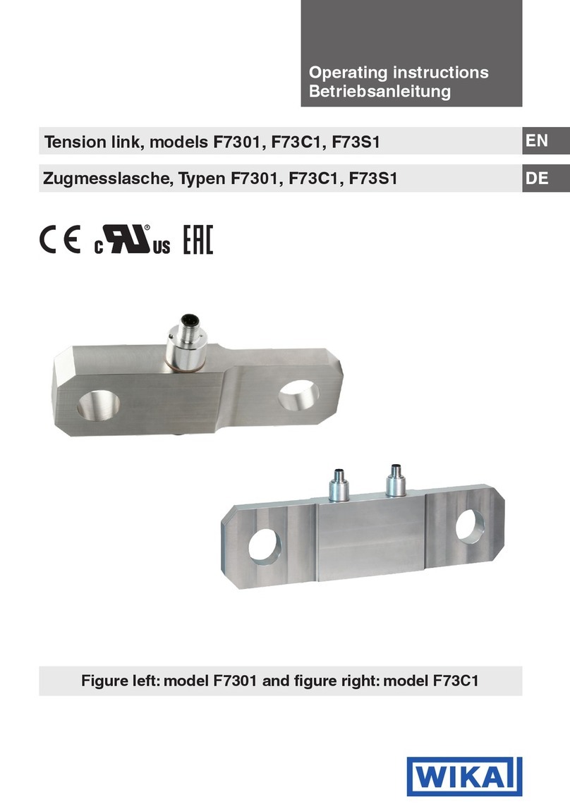 WIKA F7301 operating instructions