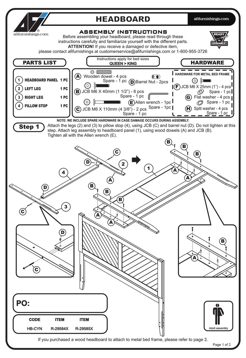 AFi HB-CYN Assembly instructions