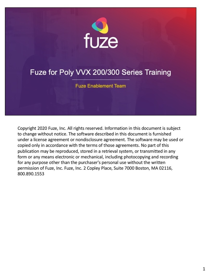 Poly VVX 200 Series User manual