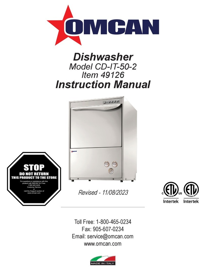Omcan CD-IT-50-2 instruction manual