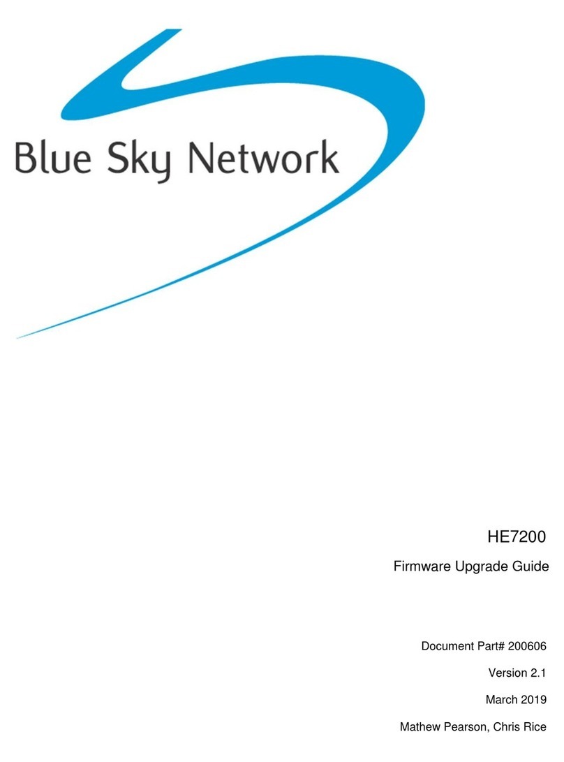 Blue Sky Network HawkEye 7200 Firmware upgrade guide