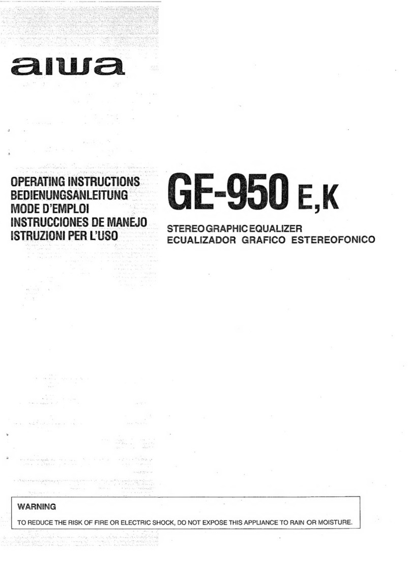 Aiwa GE-950 operating instructions