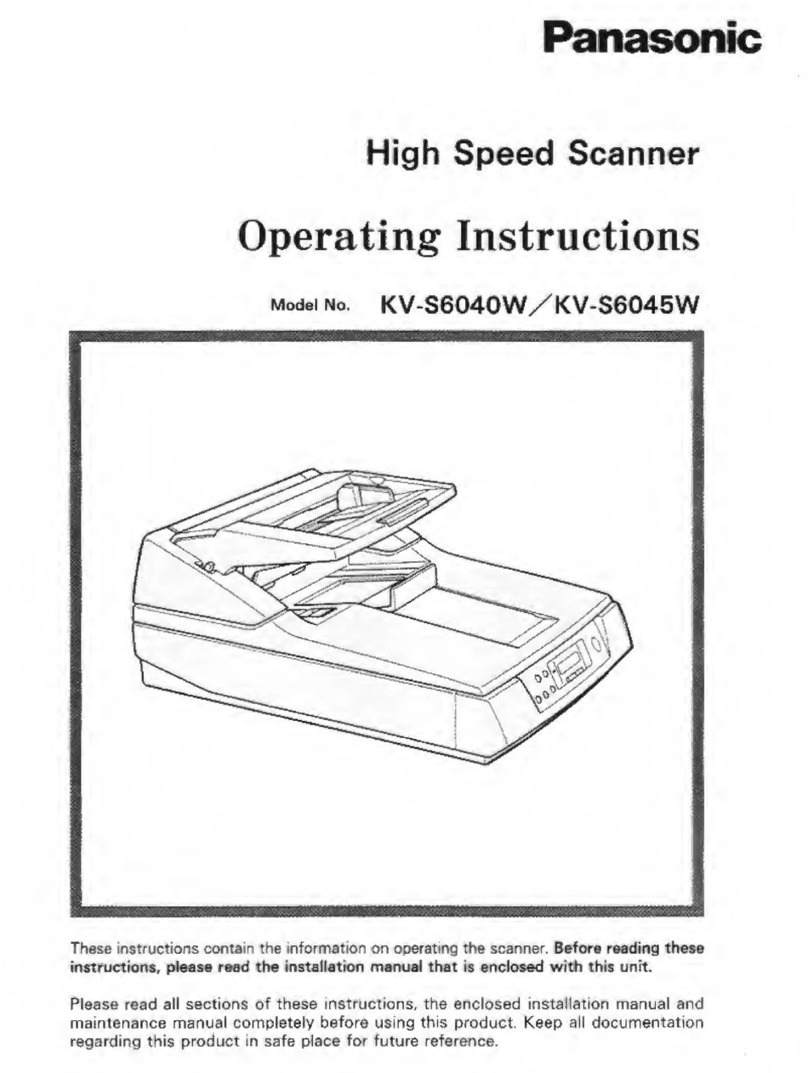 Panasonic KV-S6040W - Document Scanner User manual