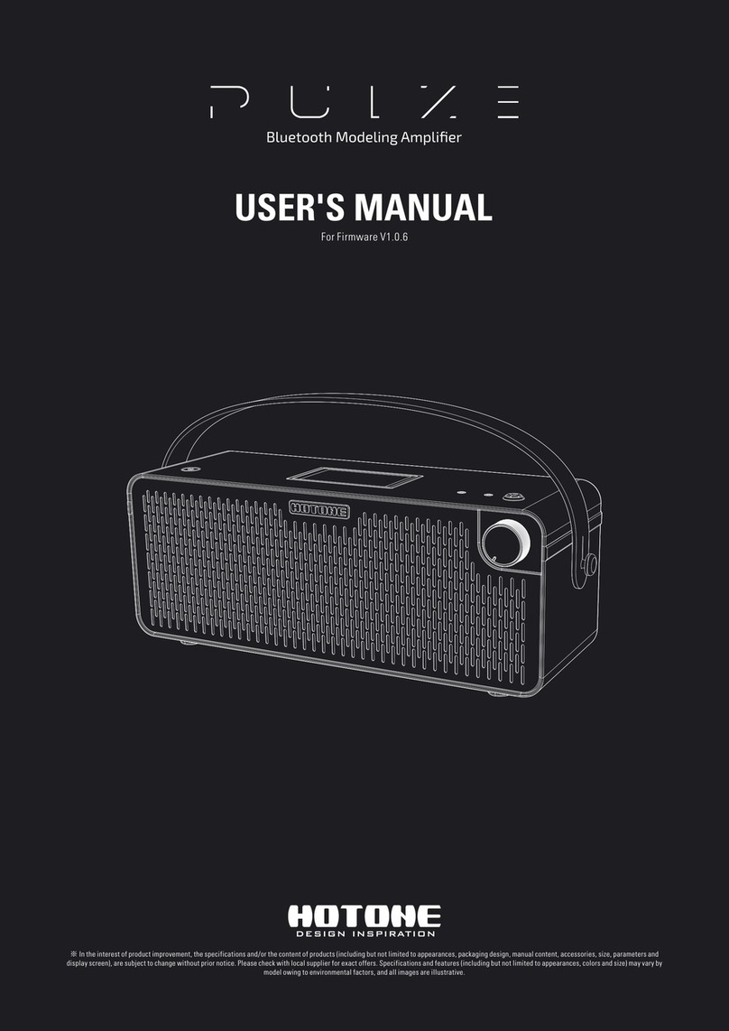 Hotone PULZE AP-30BK user manual