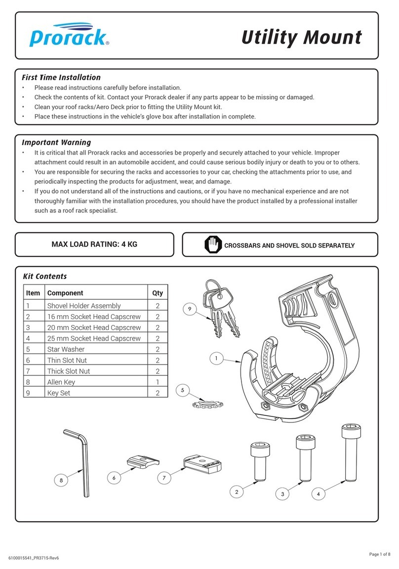 Prorack PR3715 User manual