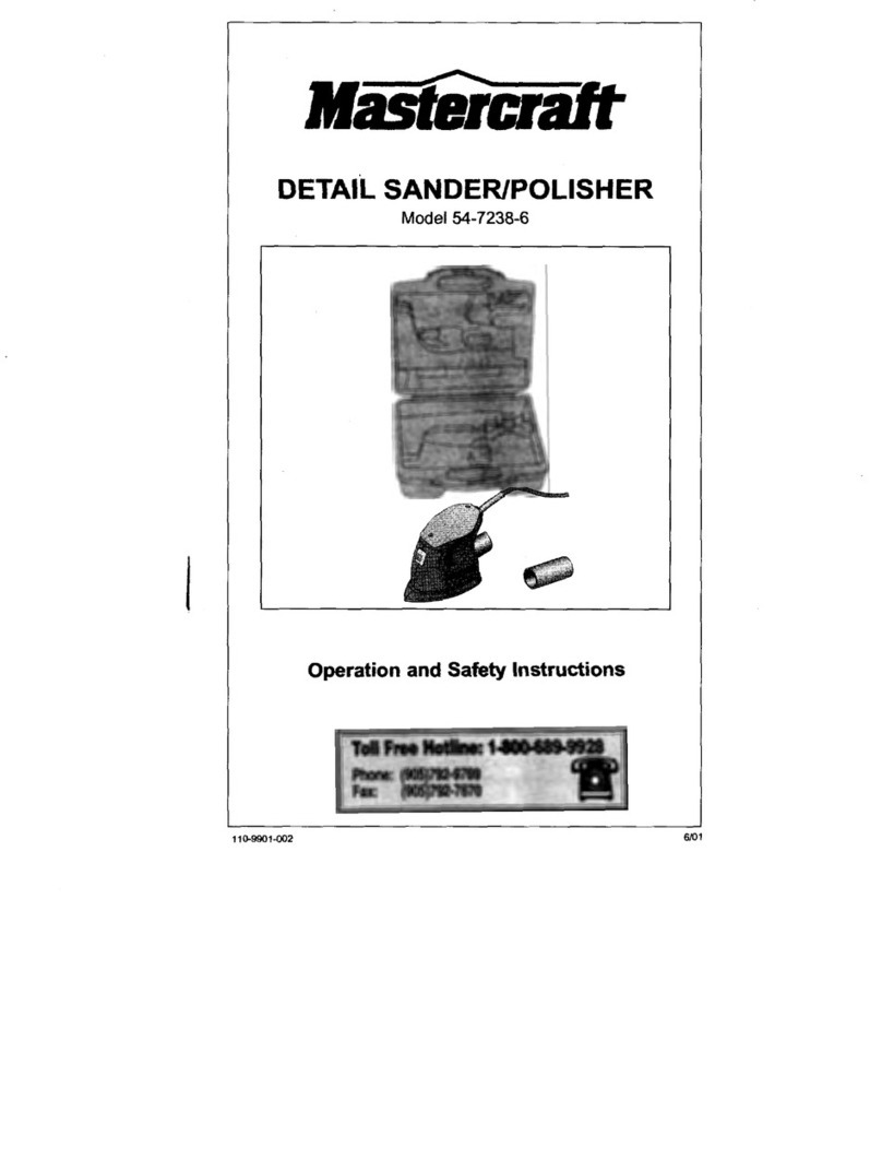 MasterCraft 54-7238-6 Use and care manual