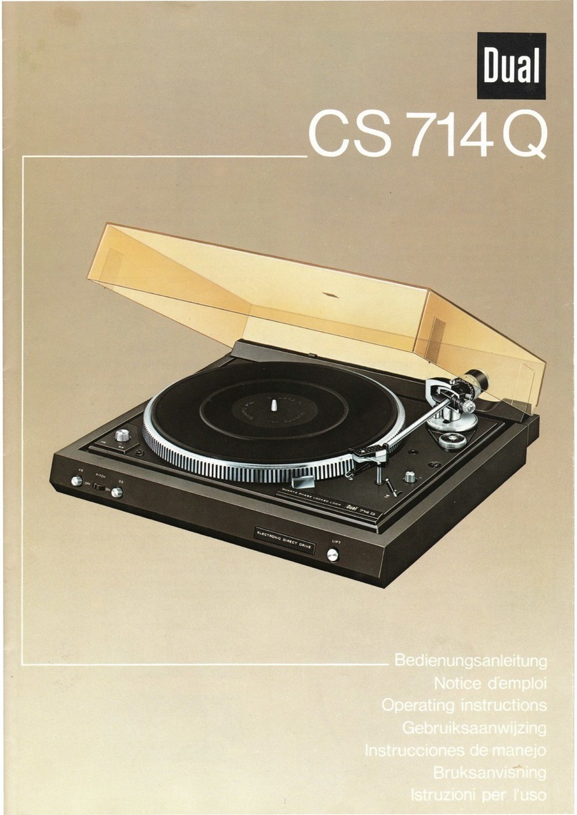 Dual CS 714 Q User manual