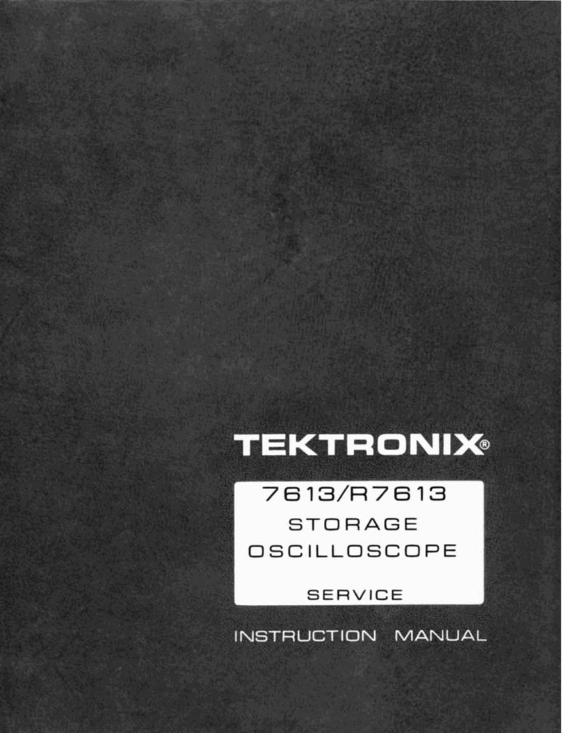 Tektronix 7613 User manual