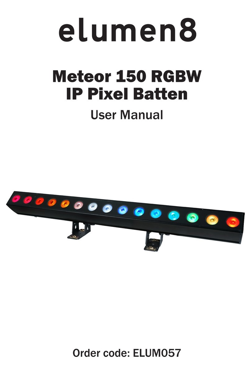 Elumen8 Meteor 150 RGBW IP Pixel Batten user manual