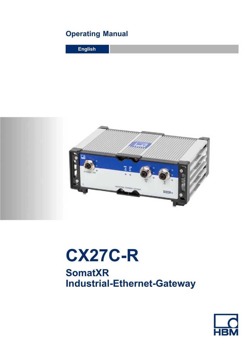 HBM SomatXR CX27C-R User manual