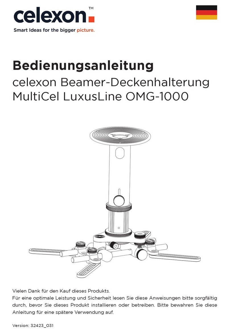 Celexon MultiCel LuxusLine OMG-1000 User manual
