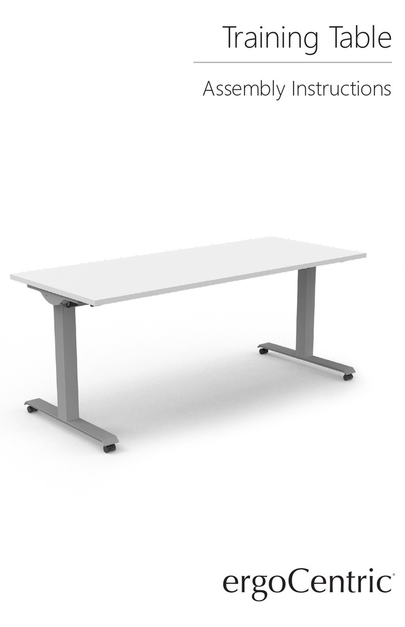 ErgoCentric Training Table User manual ErgoCentric Training Table User manual