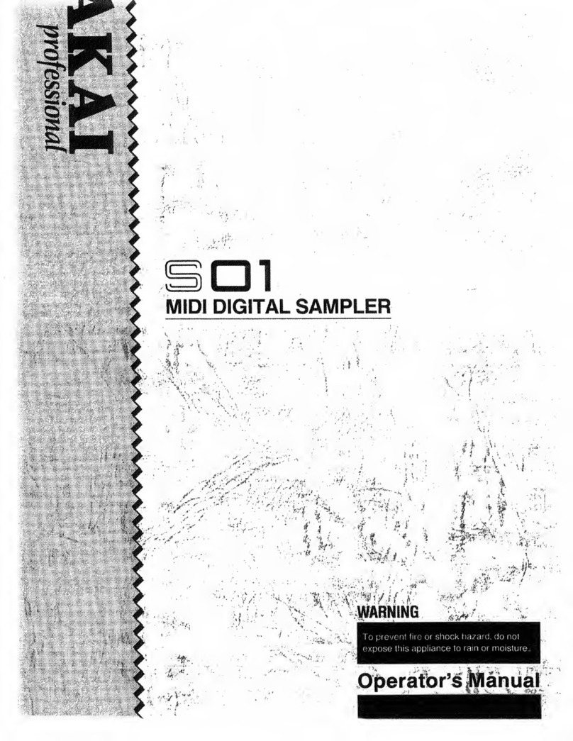 Akai S01 User manual