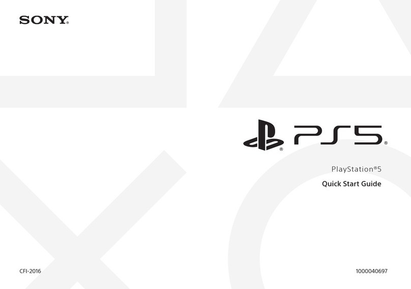 Sony PlayStation 5 quick start guide