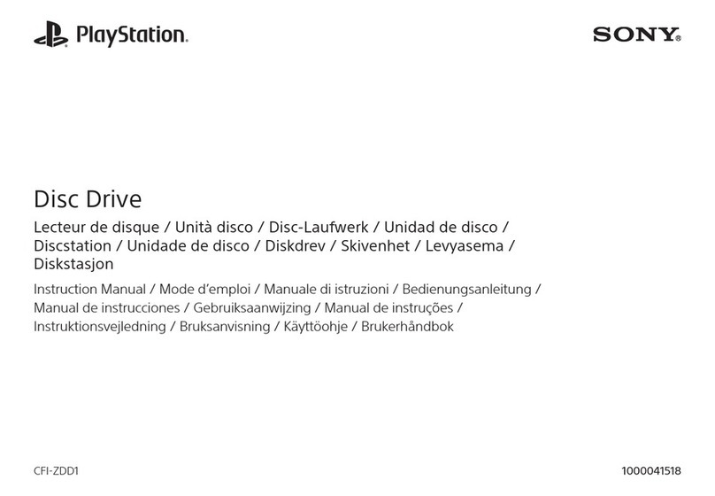 Sony PlayStation CFI-ZDD1 User manual