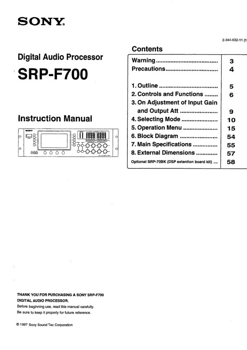Sony SRP-F700 User manual