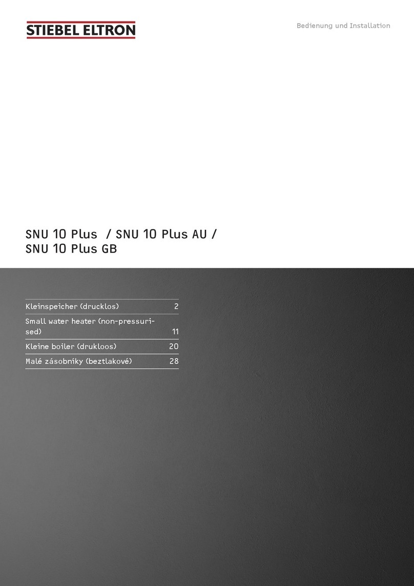 STIEBEL ELTRON SNU 10 Plus manual