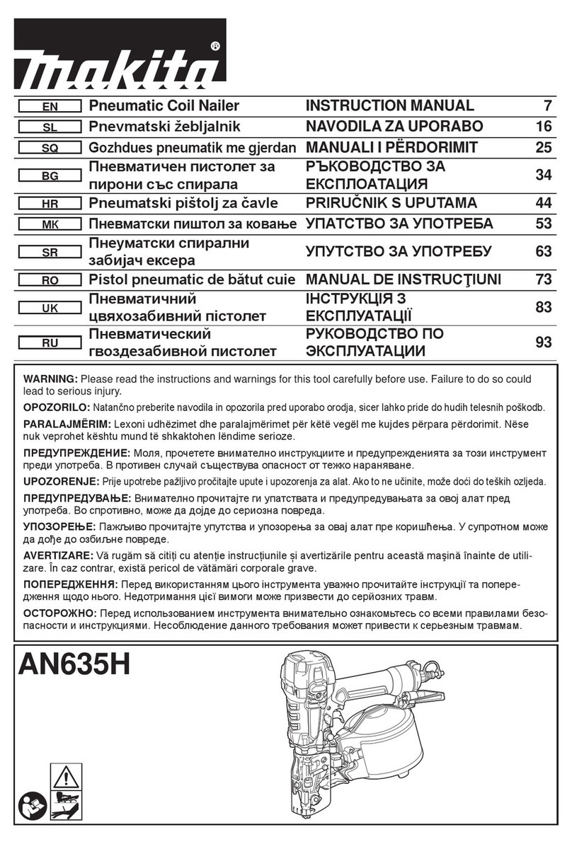 Makita AN635H User manual Makita AN635H User manual