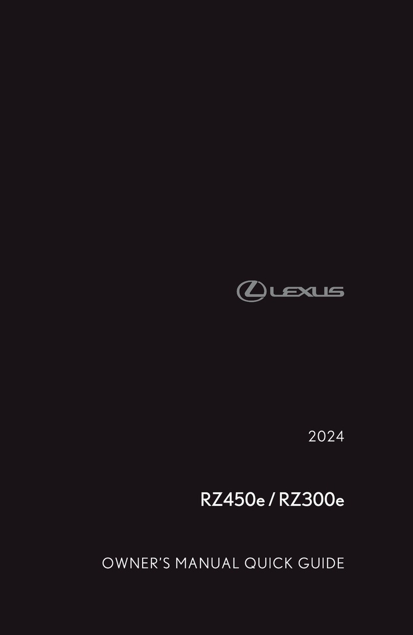 Lexus RZ450e 2024 User manual