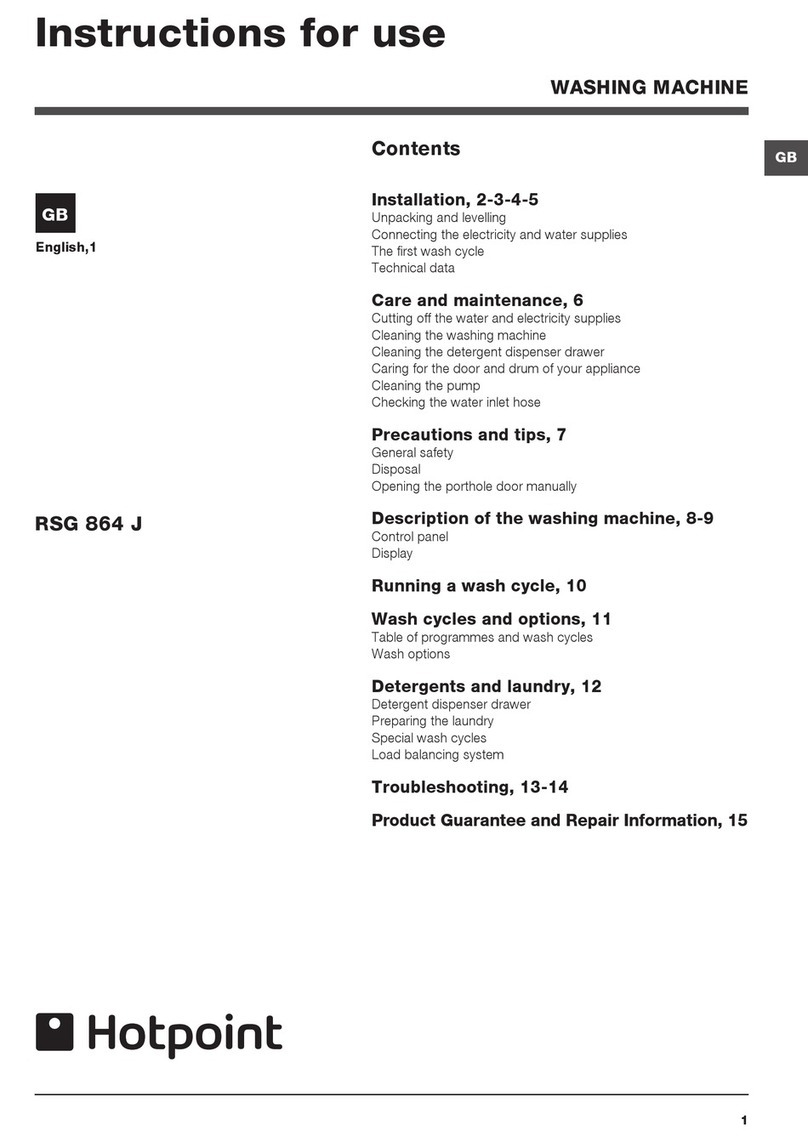 Hotpoint RSG 864 J Instructions for use