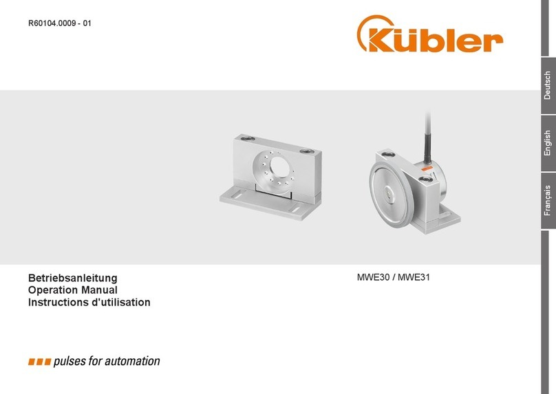 Kübler MWE30 User manual