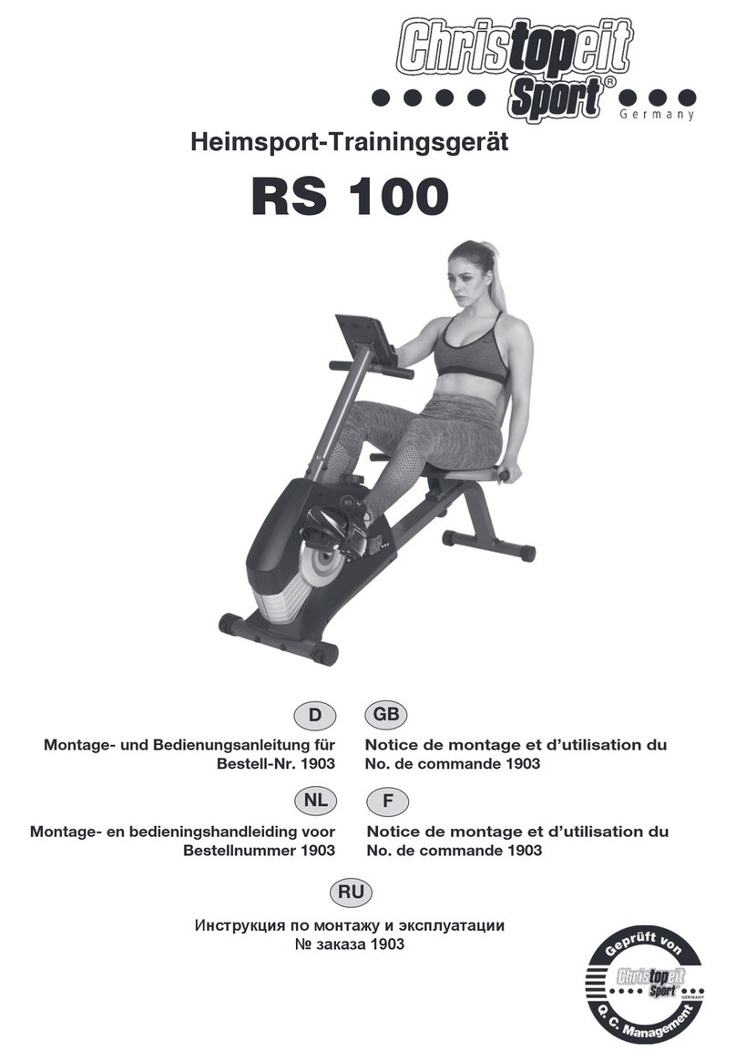 Christopeit Sport RS 100 manual
