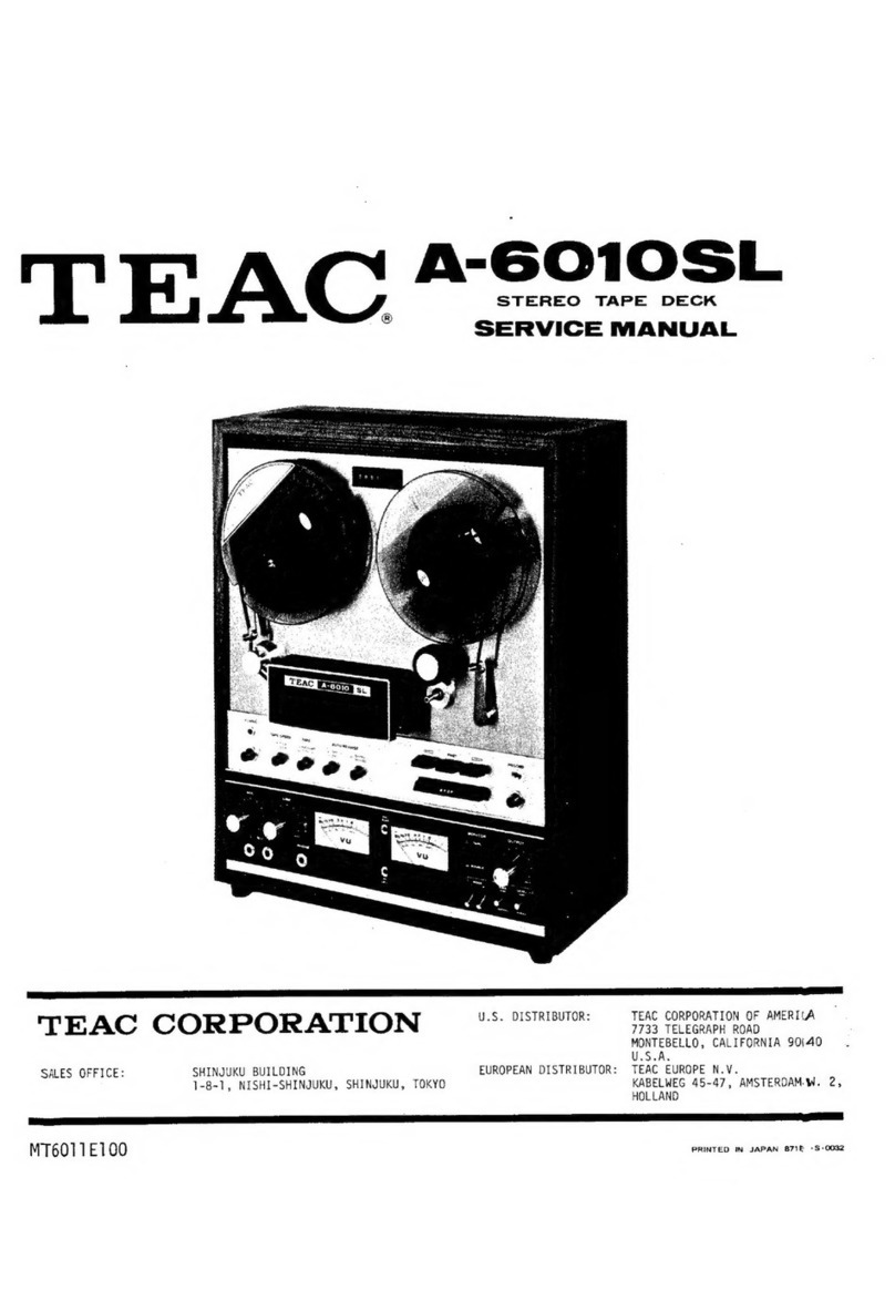 Teac A-6010SL Service manual