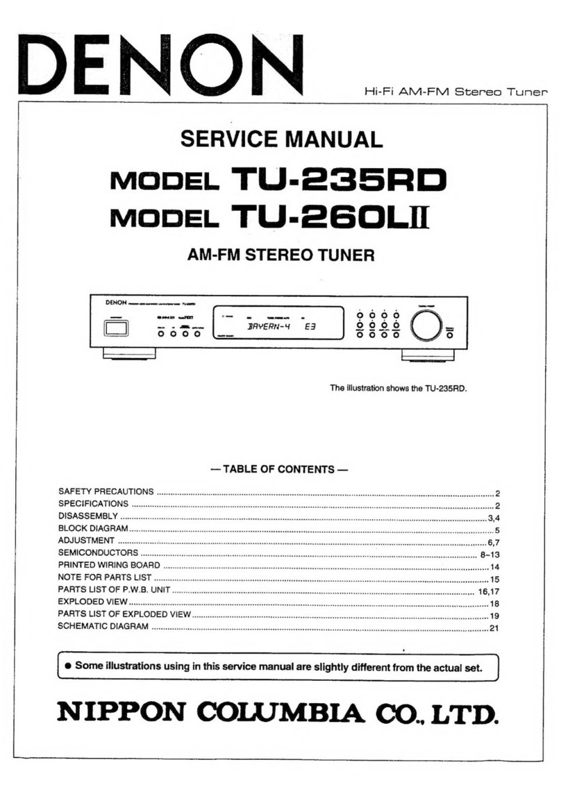 Denon TU-235RD Service manual