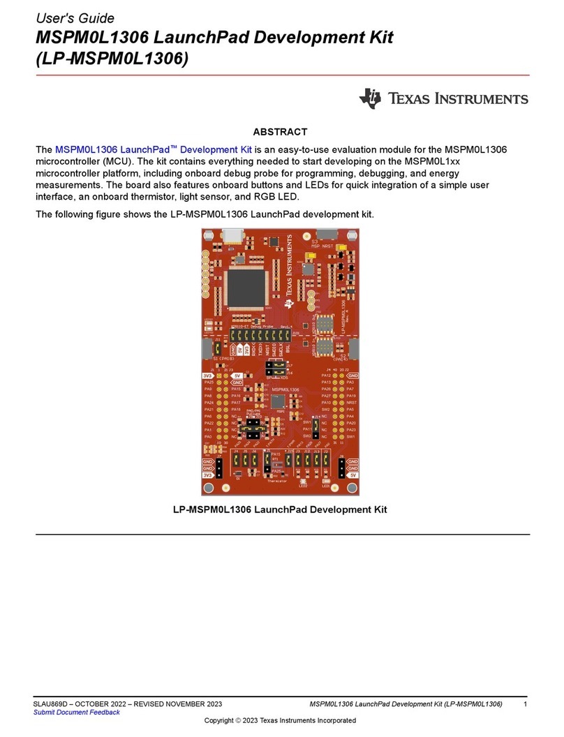 Texas Instruments MSPM0L1306 User manual
