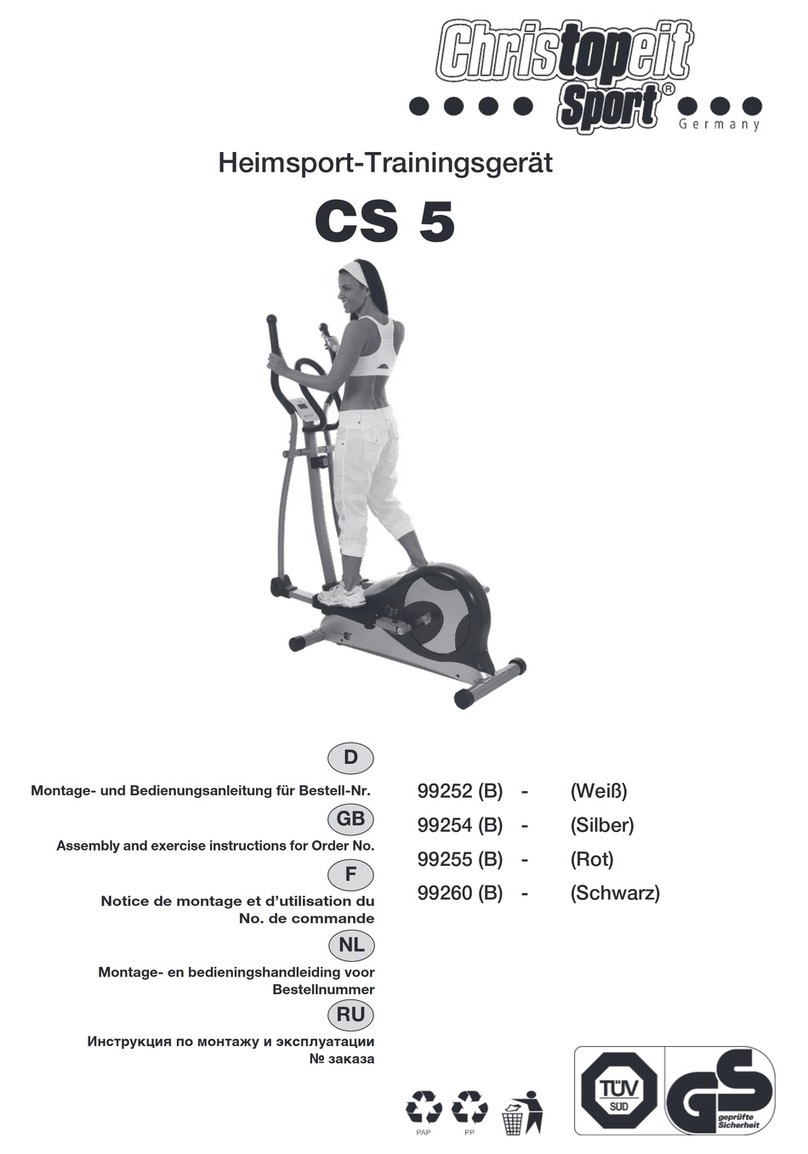 Christopeit Sport CS 5 Assembly and exercise instructions