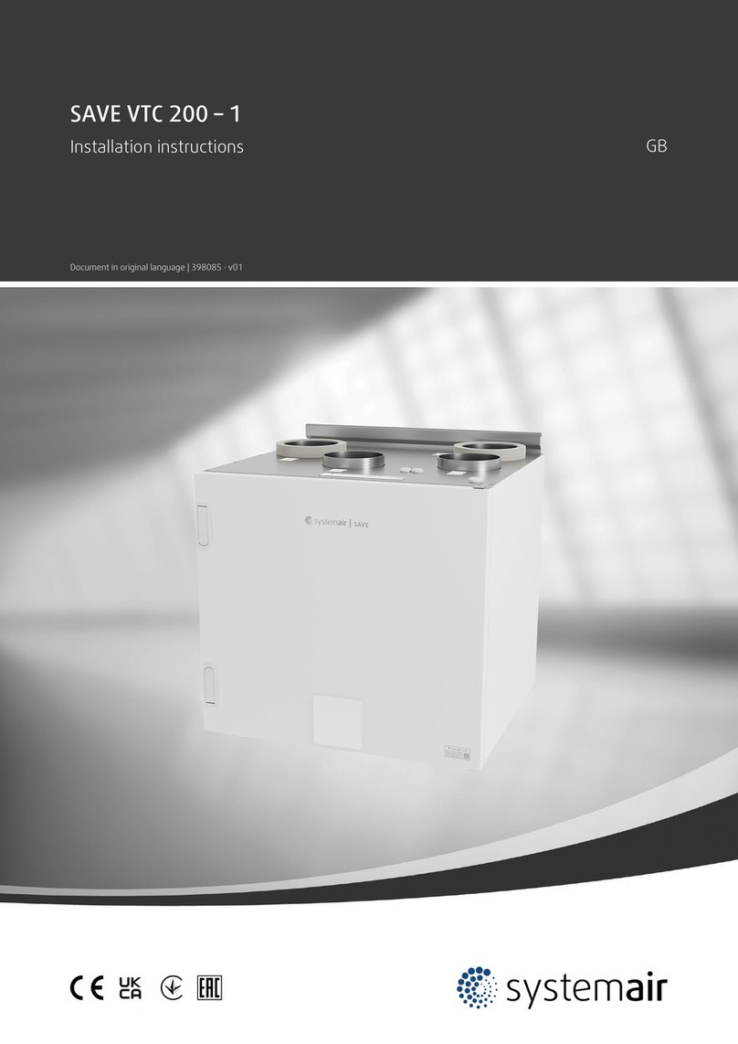 System air SAVE VTC 200-1 User manual