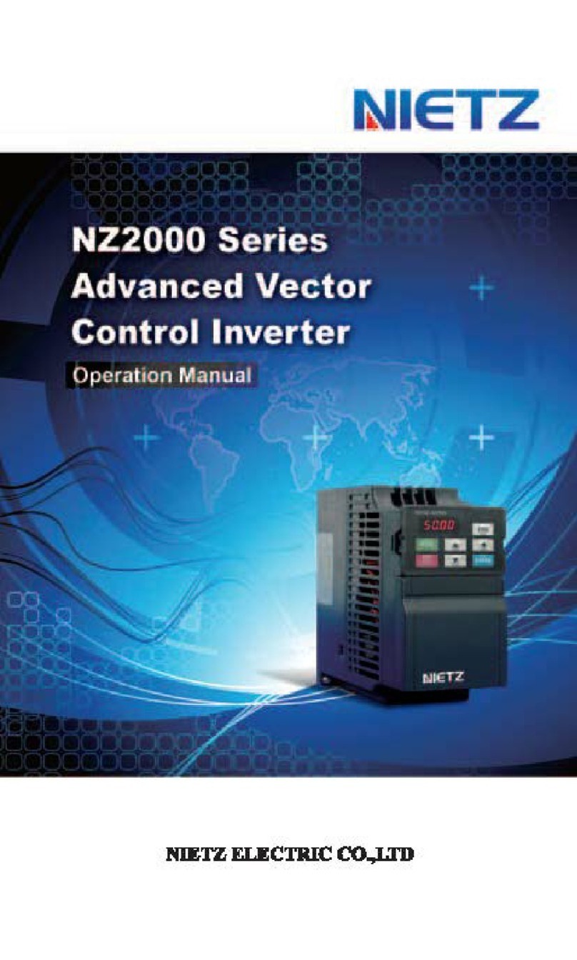 Nietz NZ2000 Series Operation manual