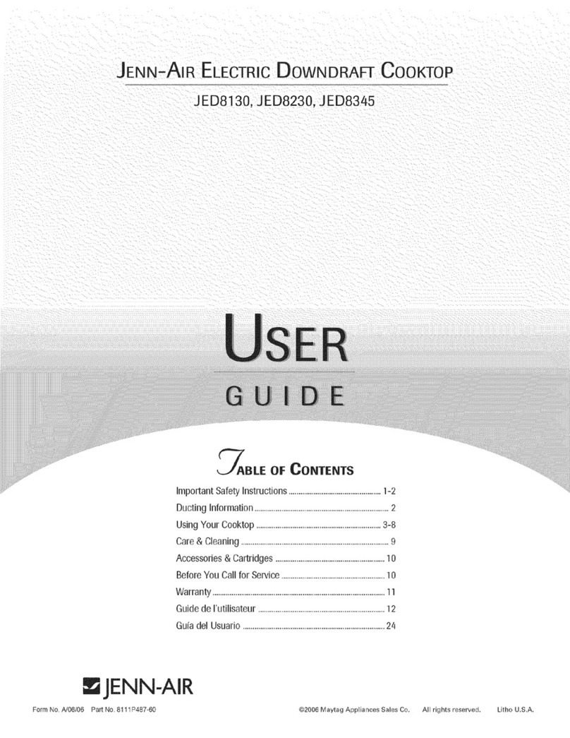 Jenn-Air JED8130 user guide