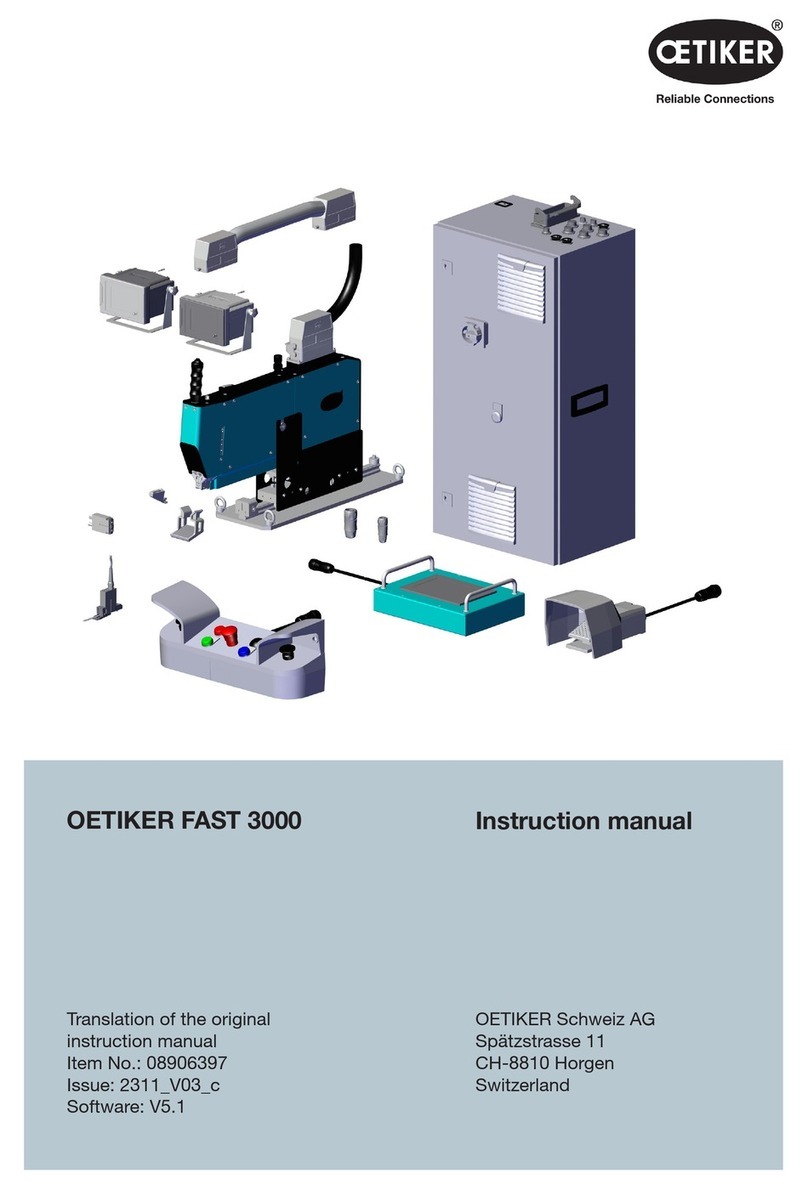 OETIKER FAST 3000 instruction manual